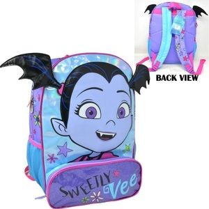 Disney Jr Vampirina 16" Full Size Backpack New With Tags